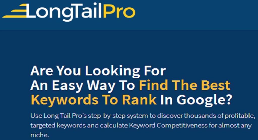Long Tail Pro Group Buy  - The Best Keyword Research Tool in 2020